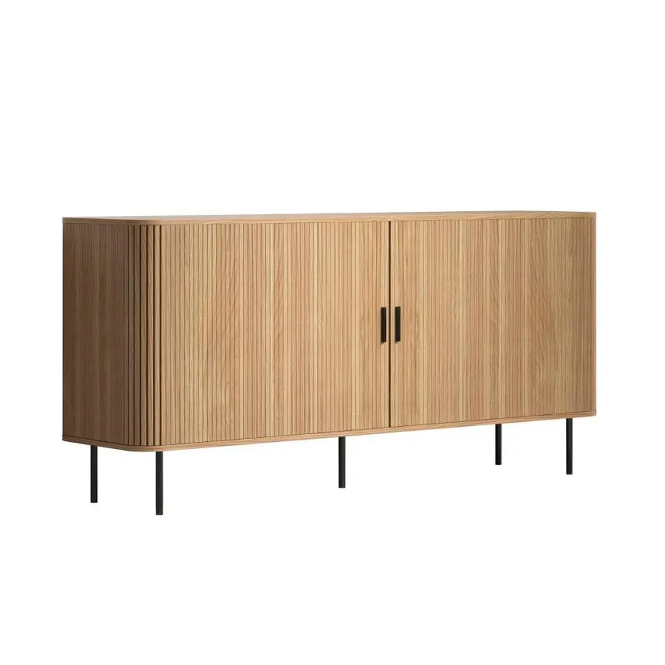 Hioshop Ronin dressoir 2 jaloeziedeuren eiken decor