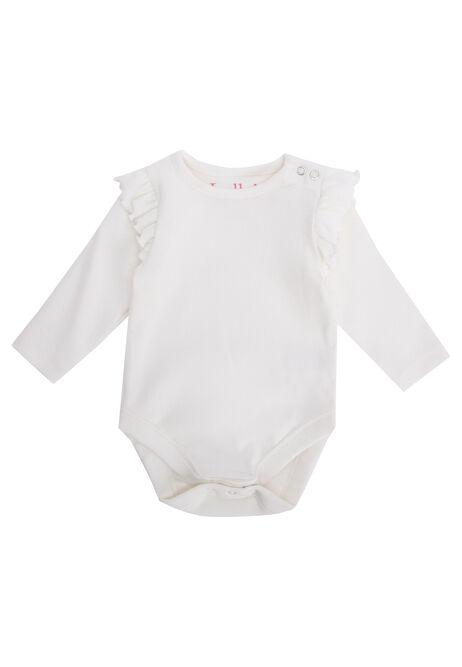Baby Girls Pink Bear Dungaree & Frill Bodysuit Set