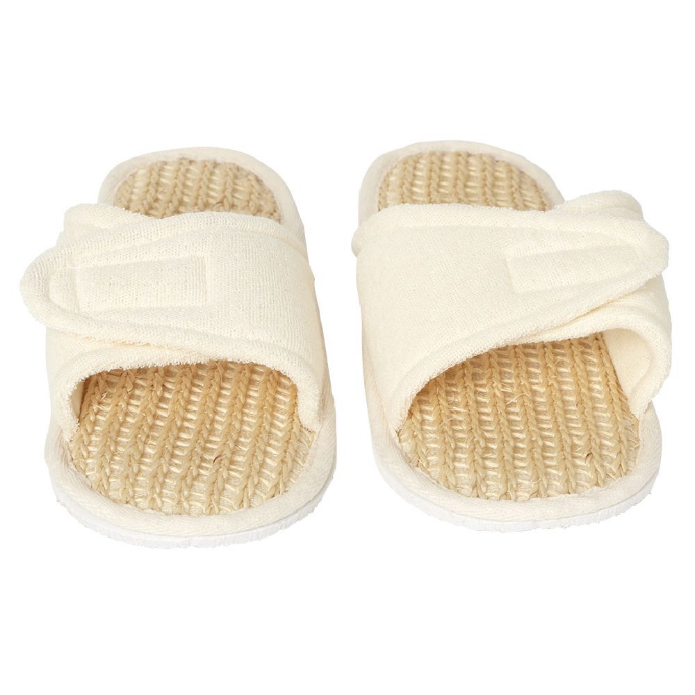 Chaussons en lin pour spa