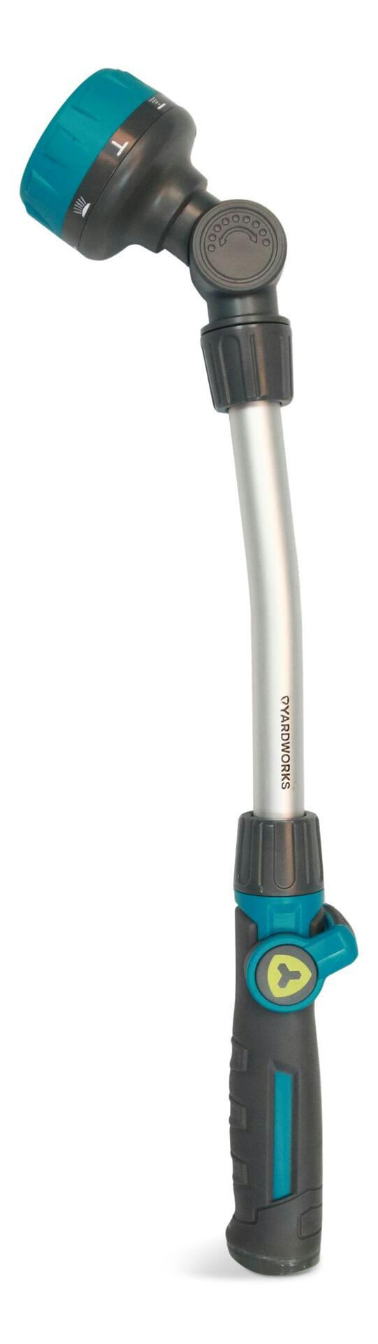 Yardworks 8-Pattern Watering Wand Quick Connector Combo, 18-in