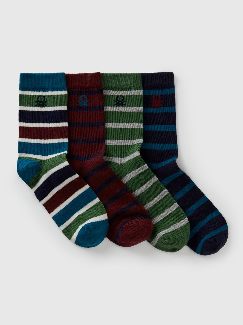 Four pairs of patterned socks