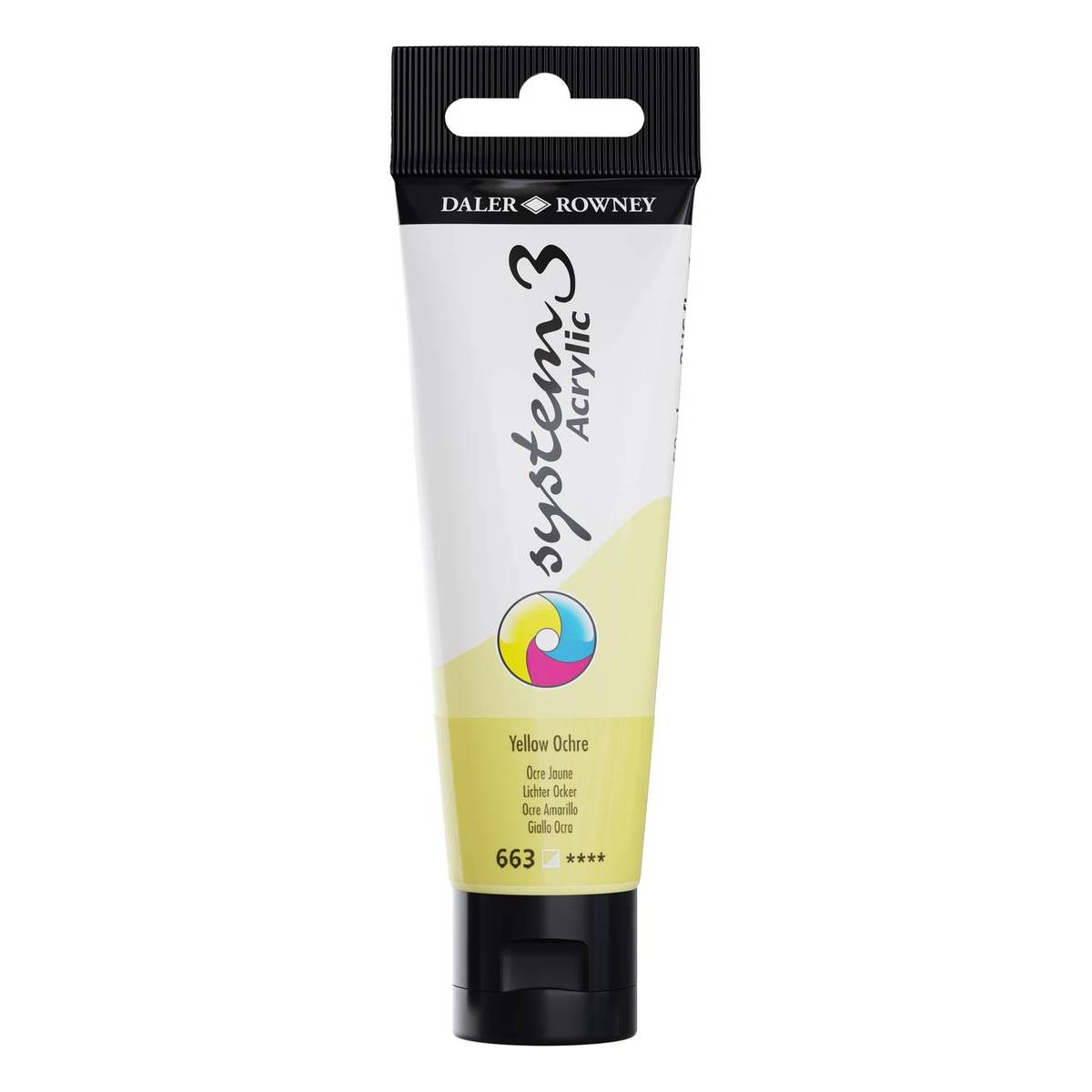 Daler-Rowney System3 Yellow Ochre Acrylic Paint 59ml
