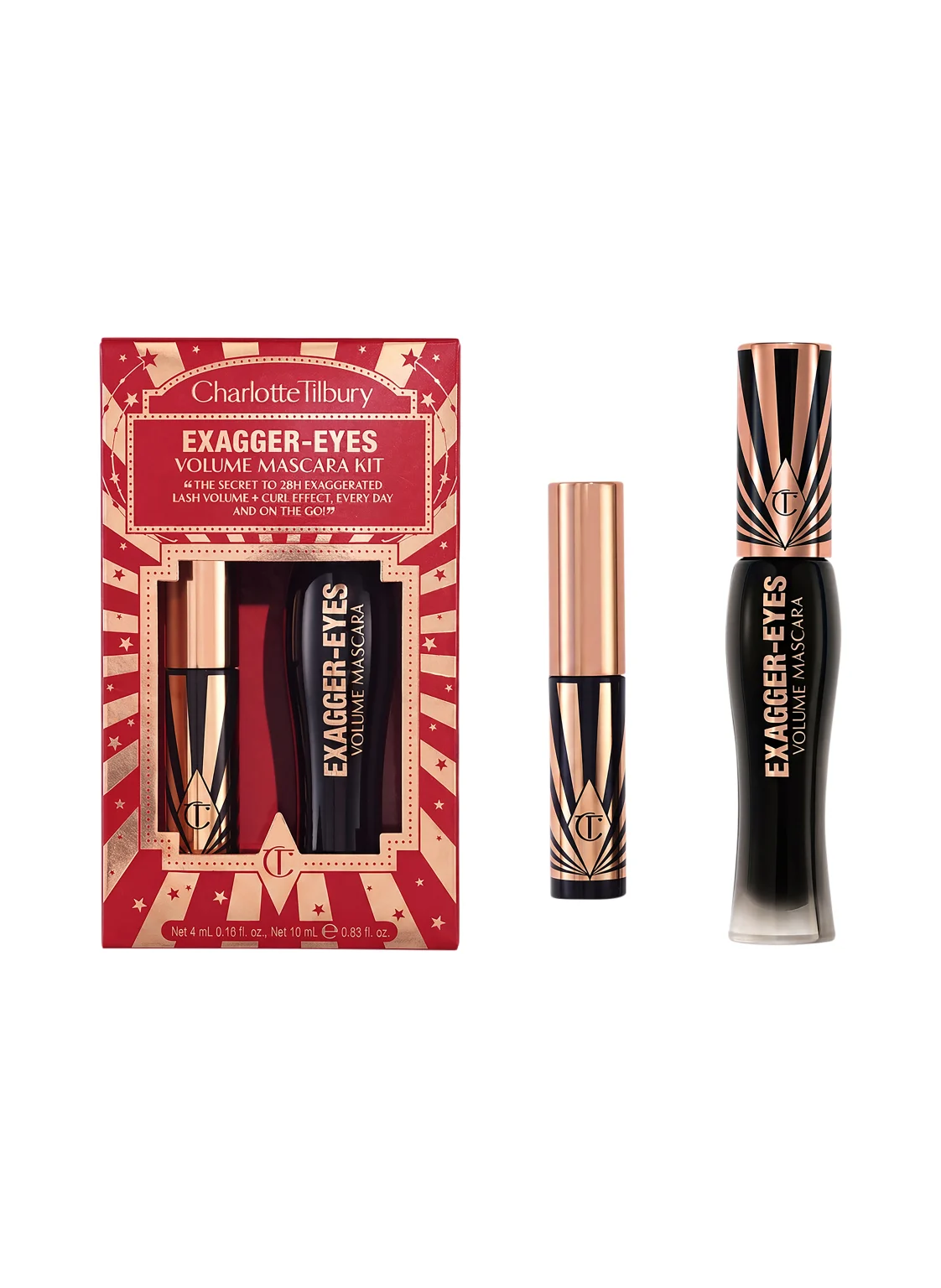 Charlotte Tilbury EXAGGER-EYES VOLUME MASCARA KIT