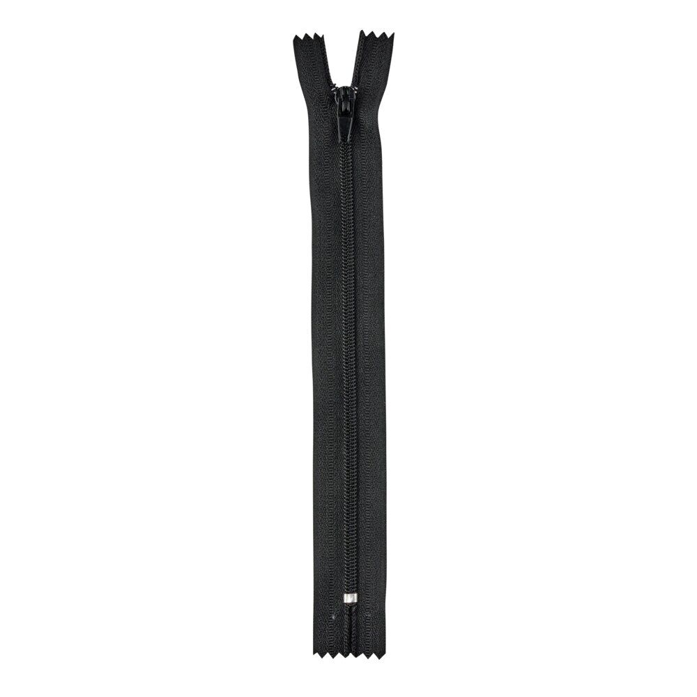 Fermeture à glissière noire L18cm