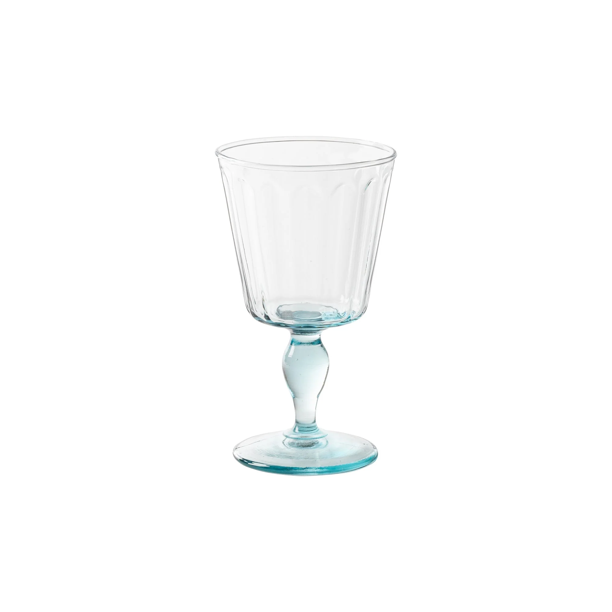 Set 6 Wine Glasses Recycled Glass Gomo
