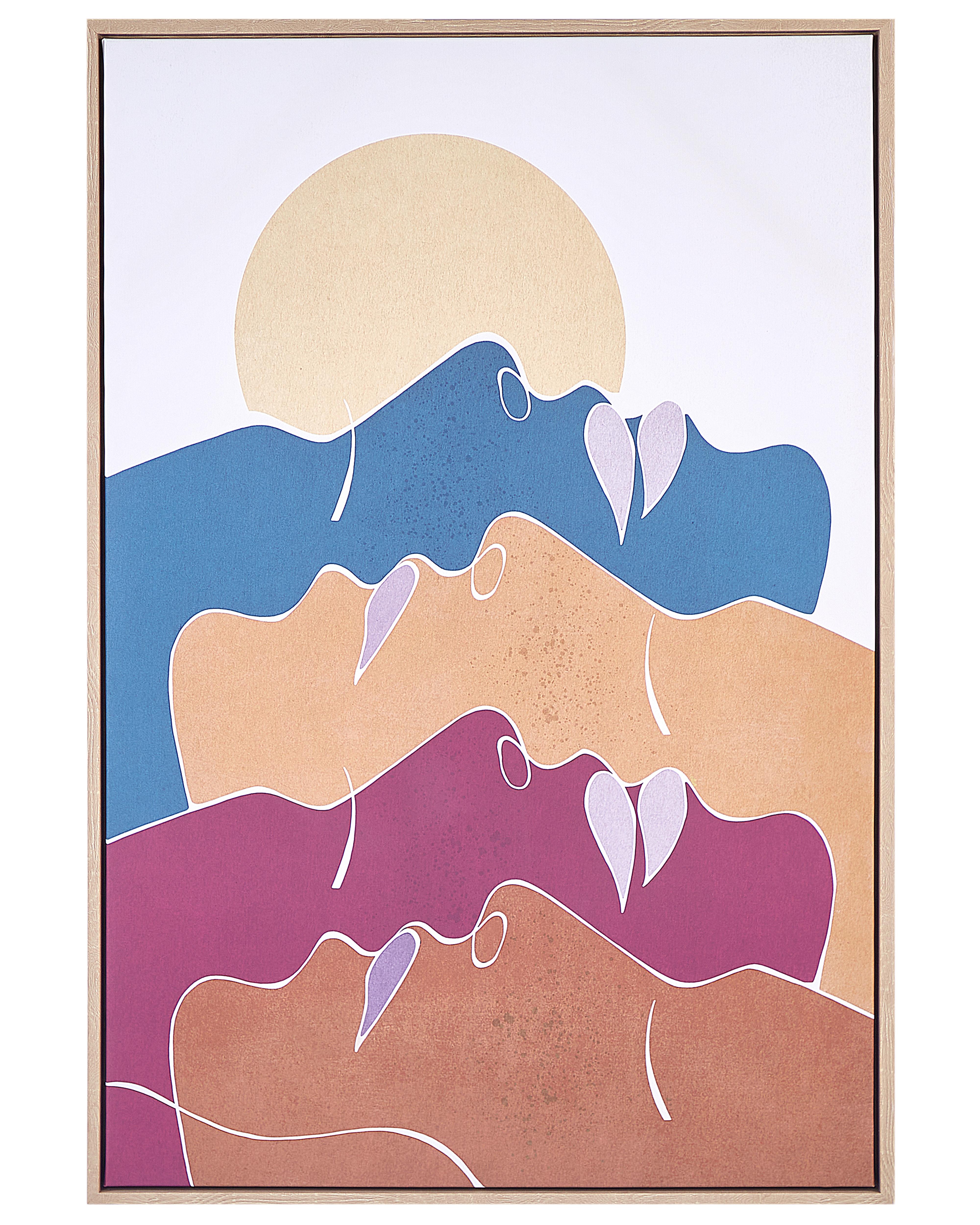 Canvas FASANO Feminine Motif 63 x 93 cm Multicolour