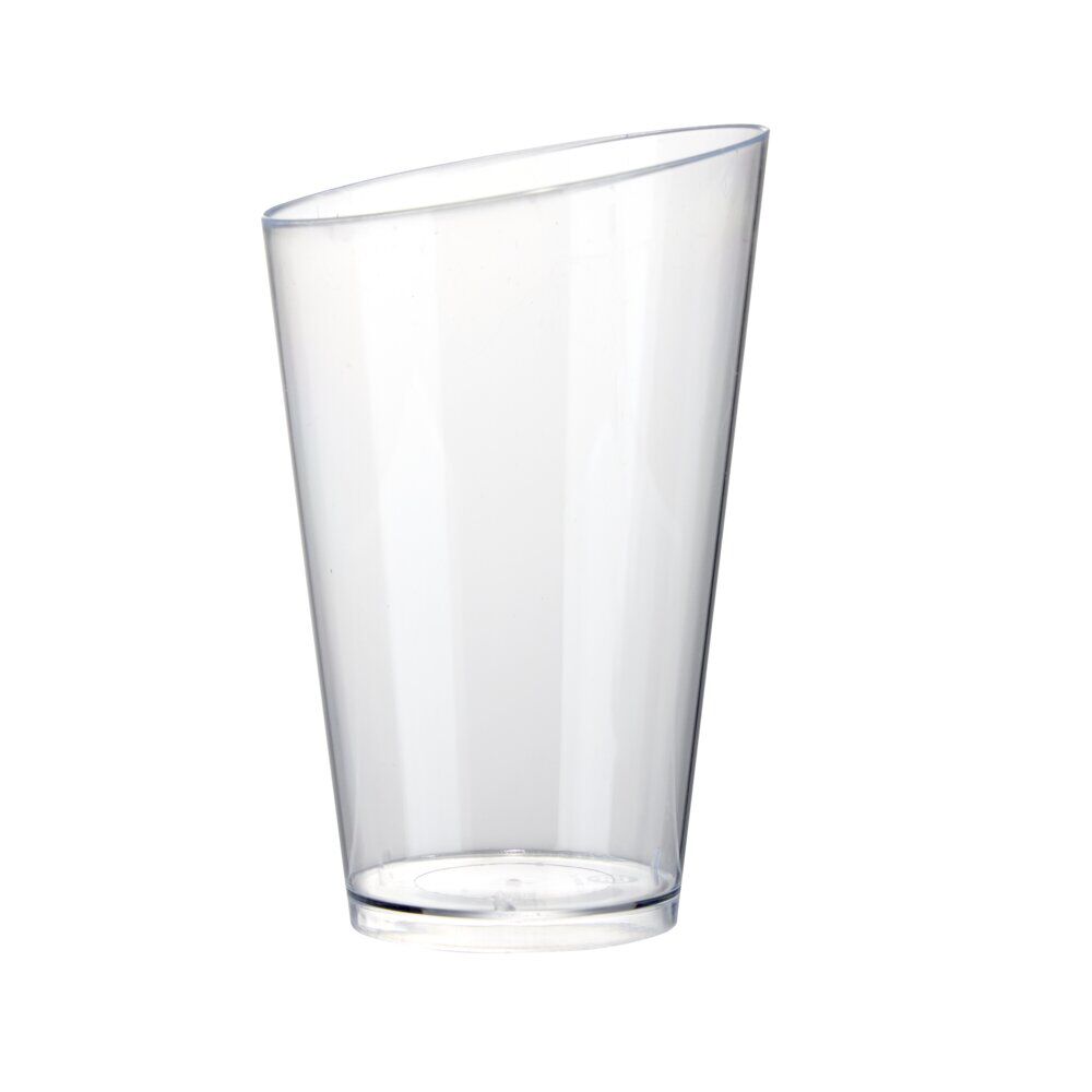 Verrine plastique x25 transparente réutilisable 5x5xH7,5cm