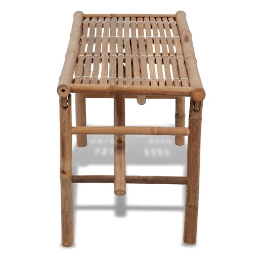 NNEVL Folding Garden Bench 118 cm Bamboo