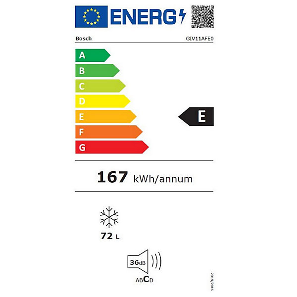 Congélateur intégrable 72 l a   Bosch GIV11AFE0 série 6
