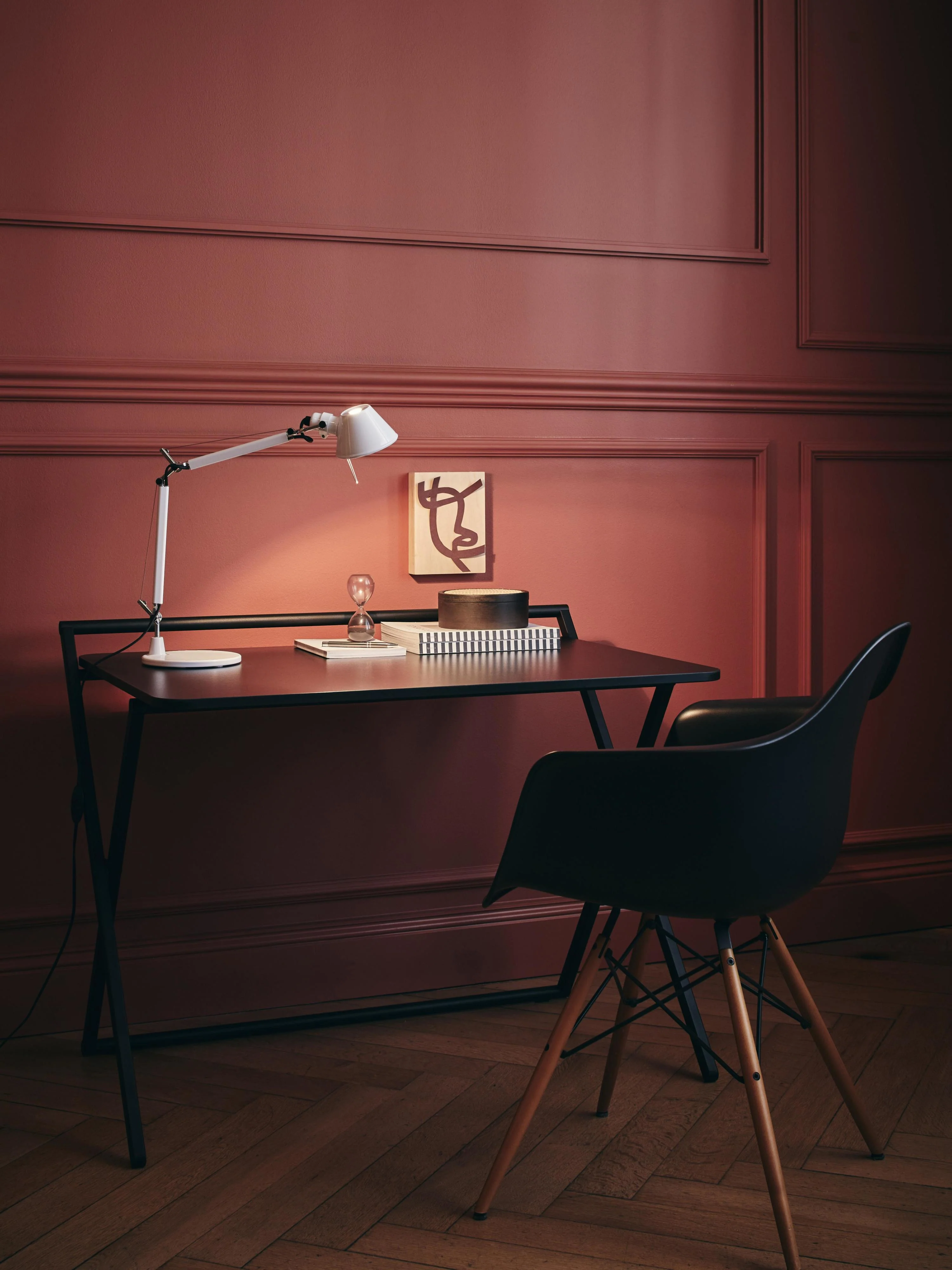 Verstellbare Schreibtischlampe Tolomeo Micro