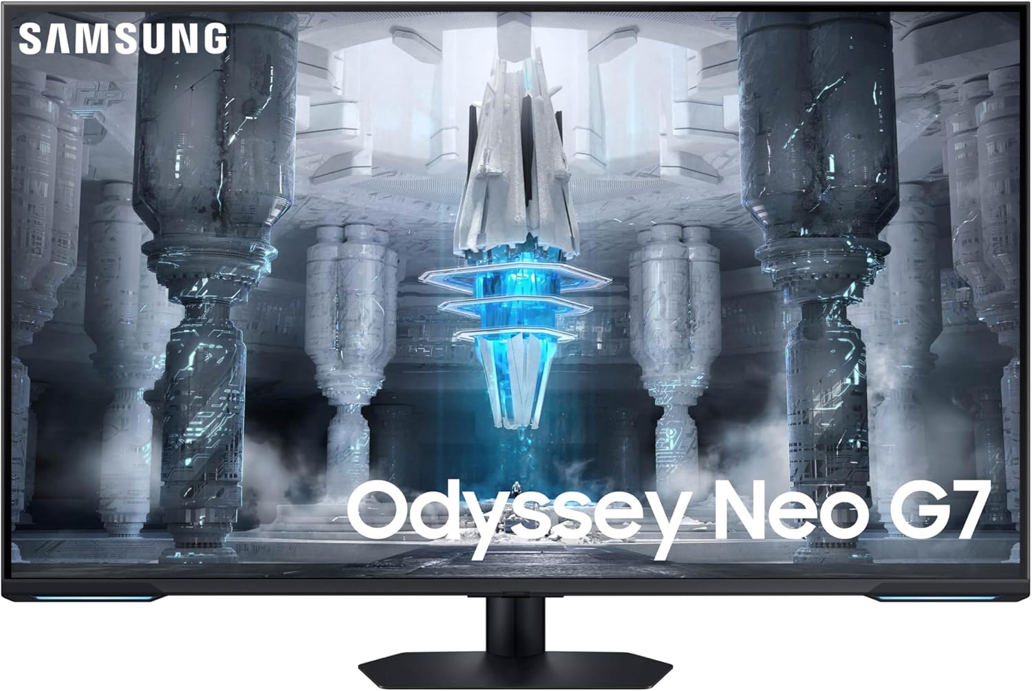 SAMSUNG 43 Odyssey Neo G7 Series 4K UHD Smart Gaming Monitor  144Hz  1ms  VESA Display HDR600  Quantum Matrix Technology  AMD FreeSync Premium Pro  LS43CG702NNXZA  Black