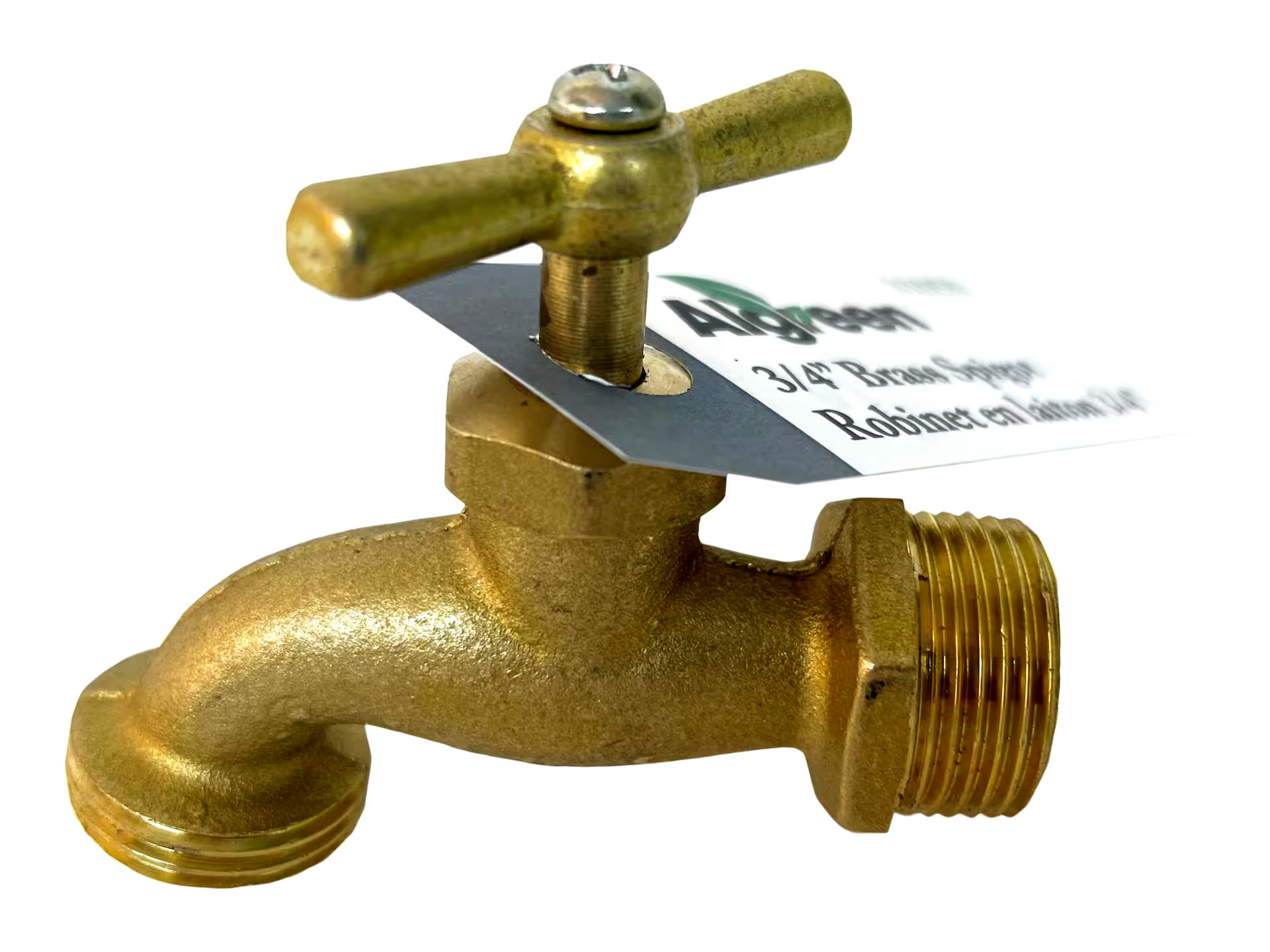 Algreen Brass Spigot Rain Barrel