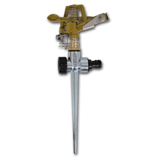 NNEVL Impulse Sprinklers Garden Watering Zinc Metal Spike 2 pcs