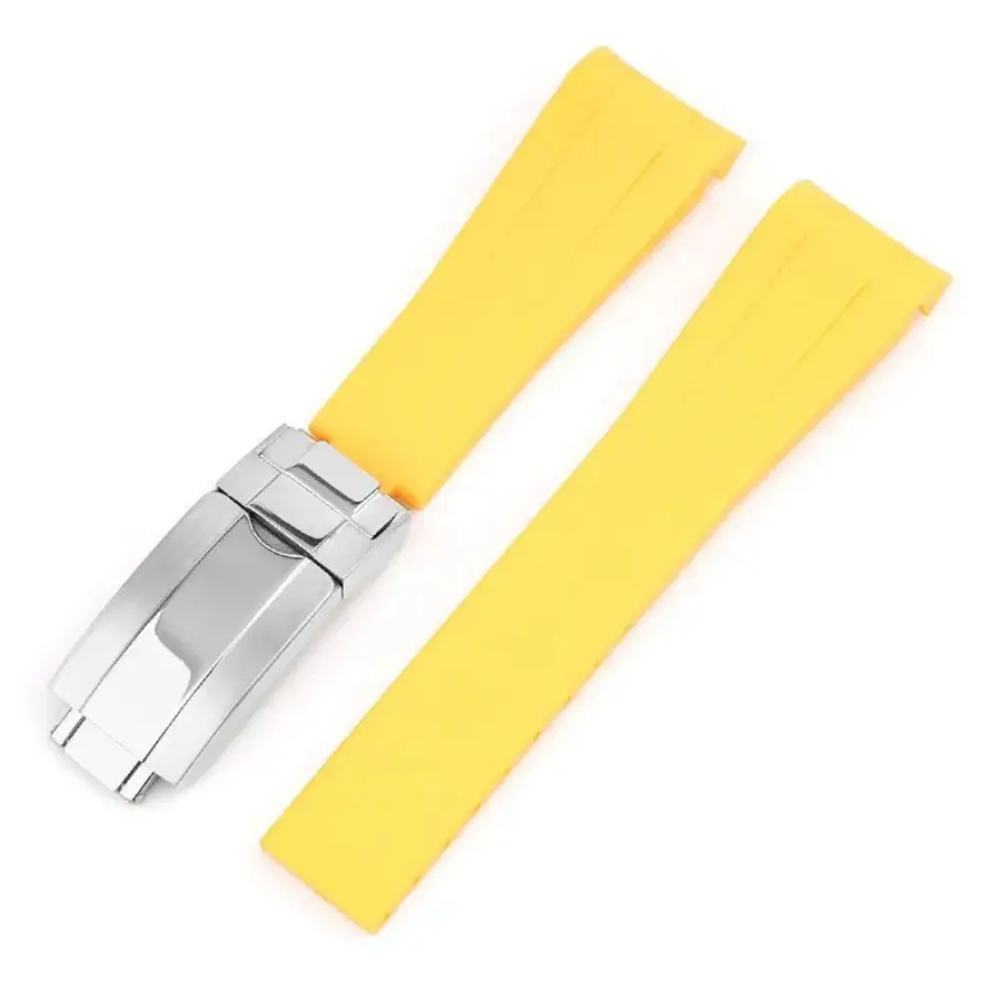 Rolex – Explorer II –  Rubber Strap – Yellow
