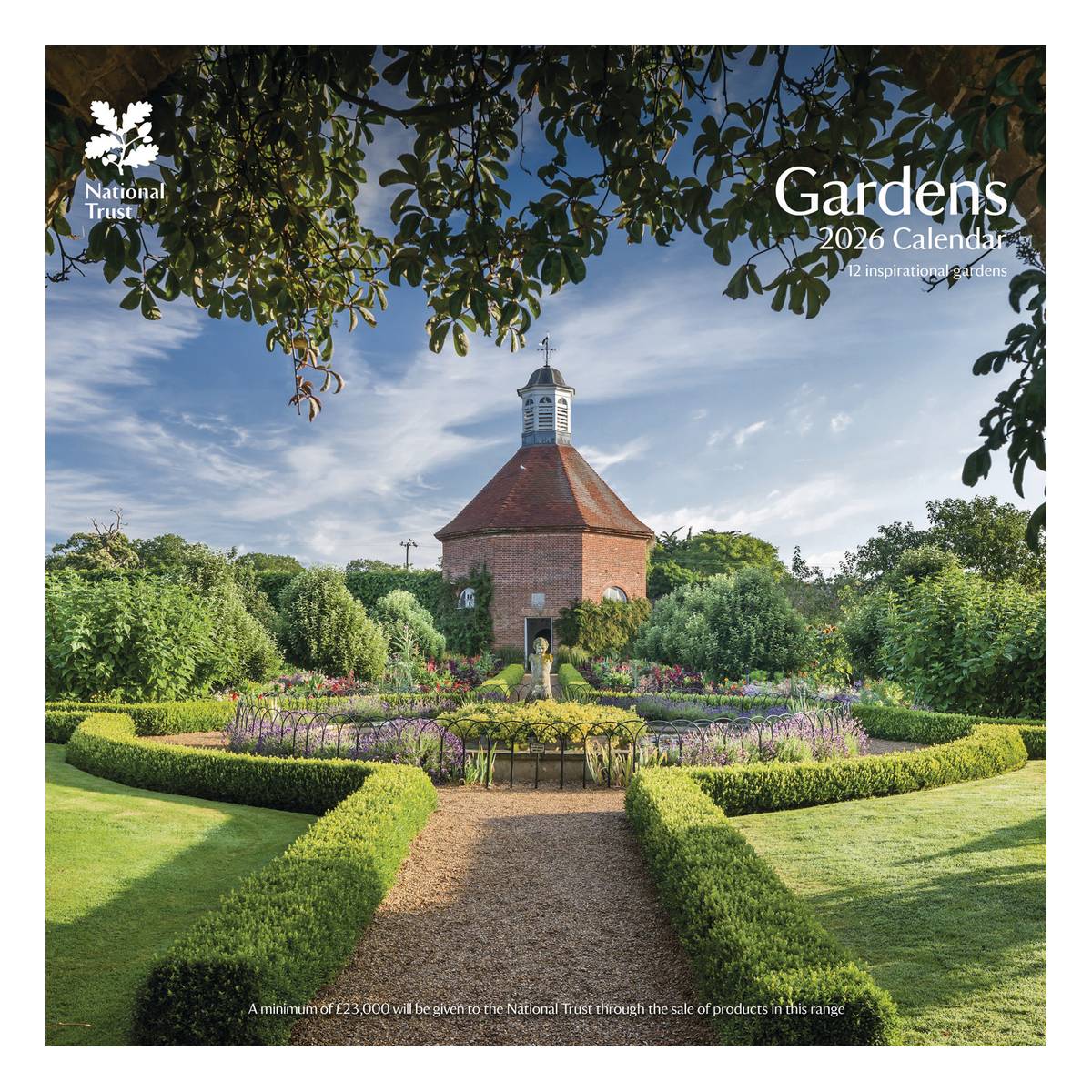 National Trust Gardens Wall Calendar 2026