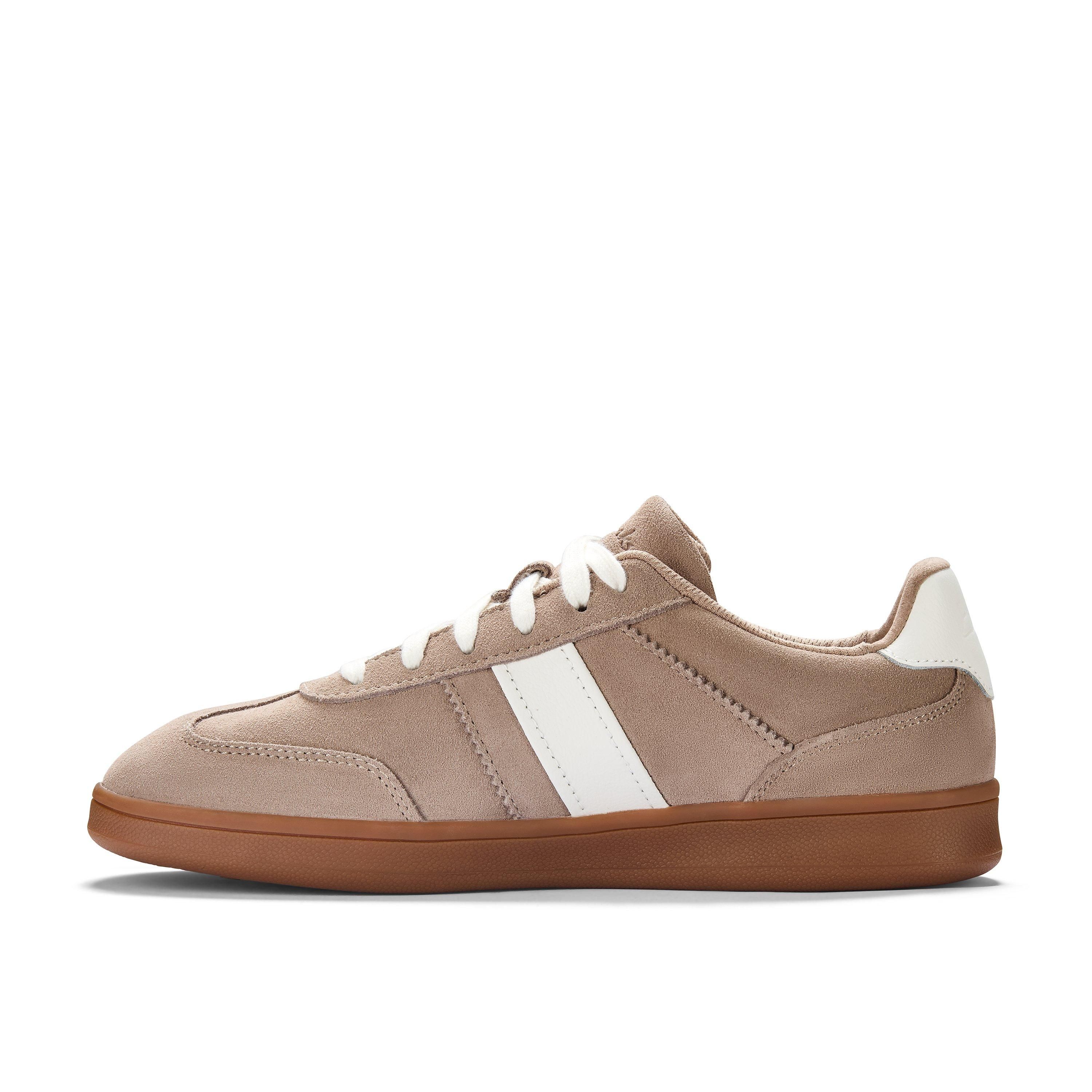Clarks Seco Speed Light Brown Suede Trainers