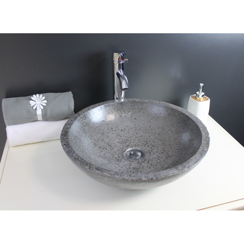 Vasque Petra ronde en terrazzo AYOR BATHROOM