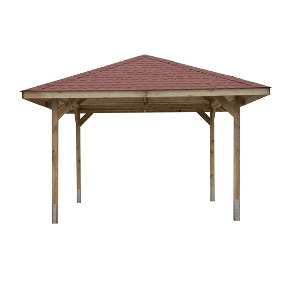 Sitzlaube »Paradies Größe 4«, Zeltdach, viereckig, BxT: 433 x 433 cm
