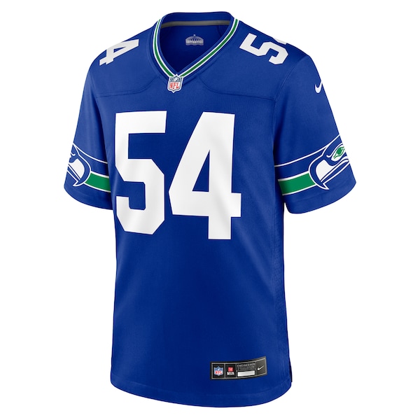Bobby Wagner Seattle Seahawks Nike Throwback Player Game Jersey - Royal