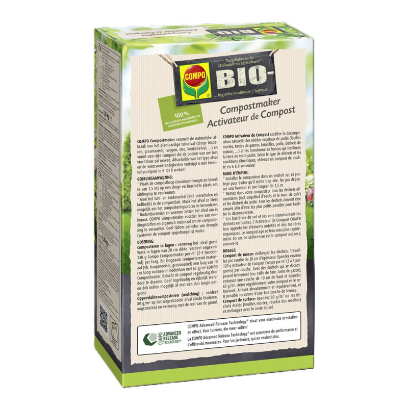 Activateur de compost Bio 1,8 kg COMPO