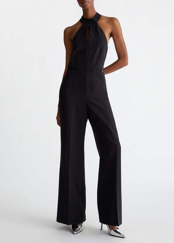 Tuta stretch con foulard