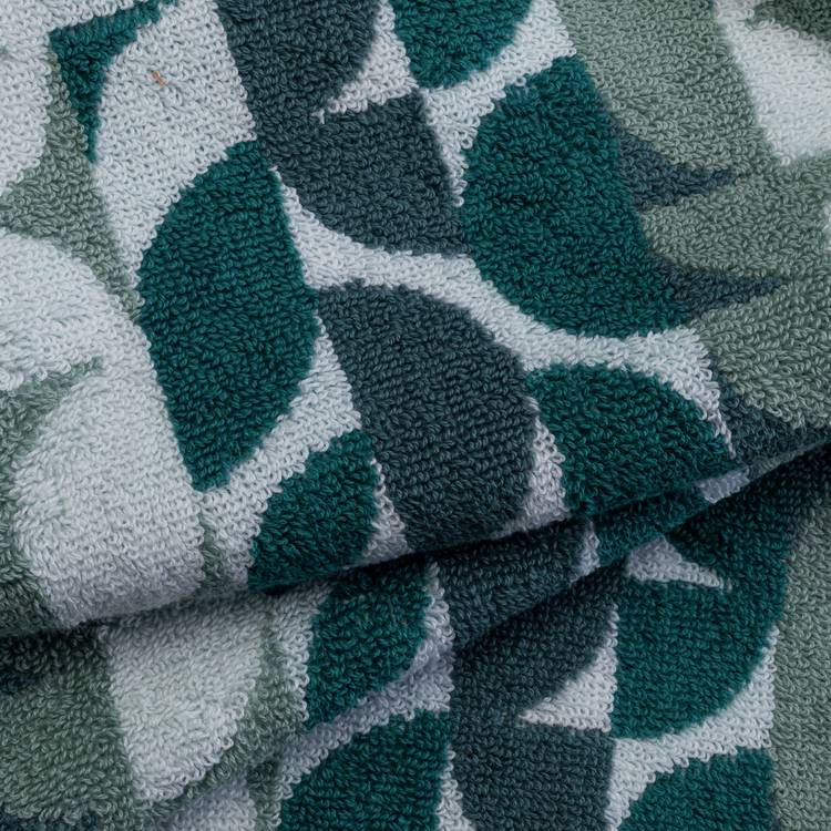 Habitat Geo Shape 2 Pack Face Cloth - Blue & Grey