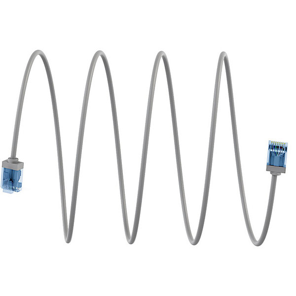 Câble Ethernet slim flexible Cat6a 15m GOOBAY