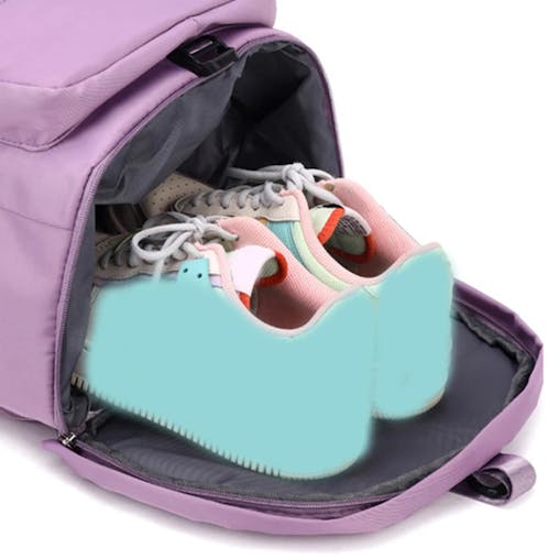 NNEOBA Stylish Waterproof Travel Backpack for Women with Luggage Strap
