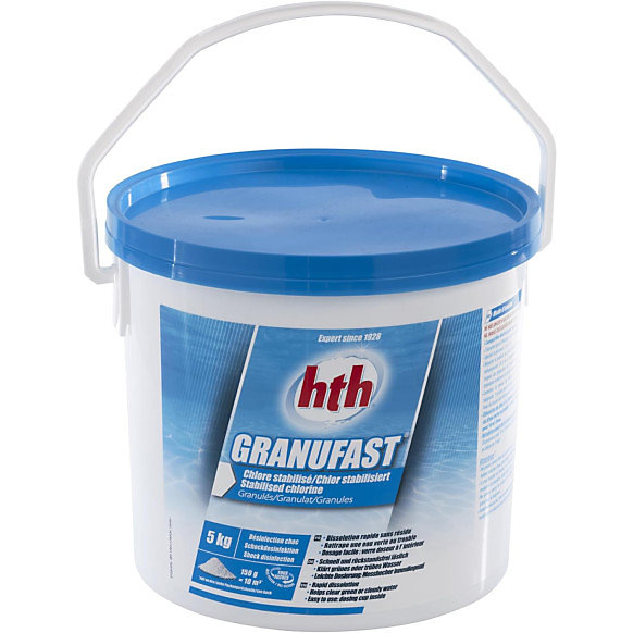 Chlore choc stabilisé hth GRANUFAST - 5kg -