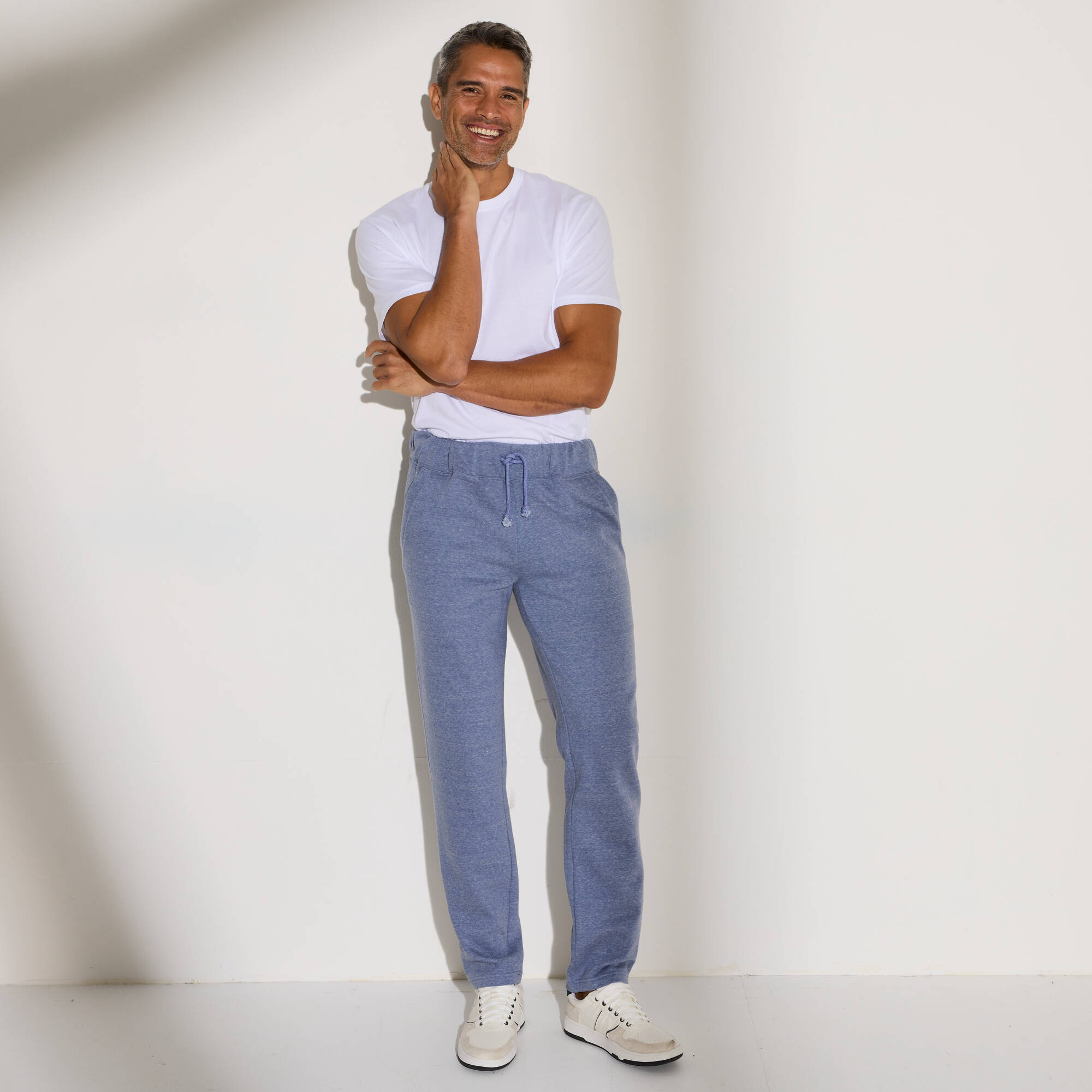Pantalon jogging molleton bas droits