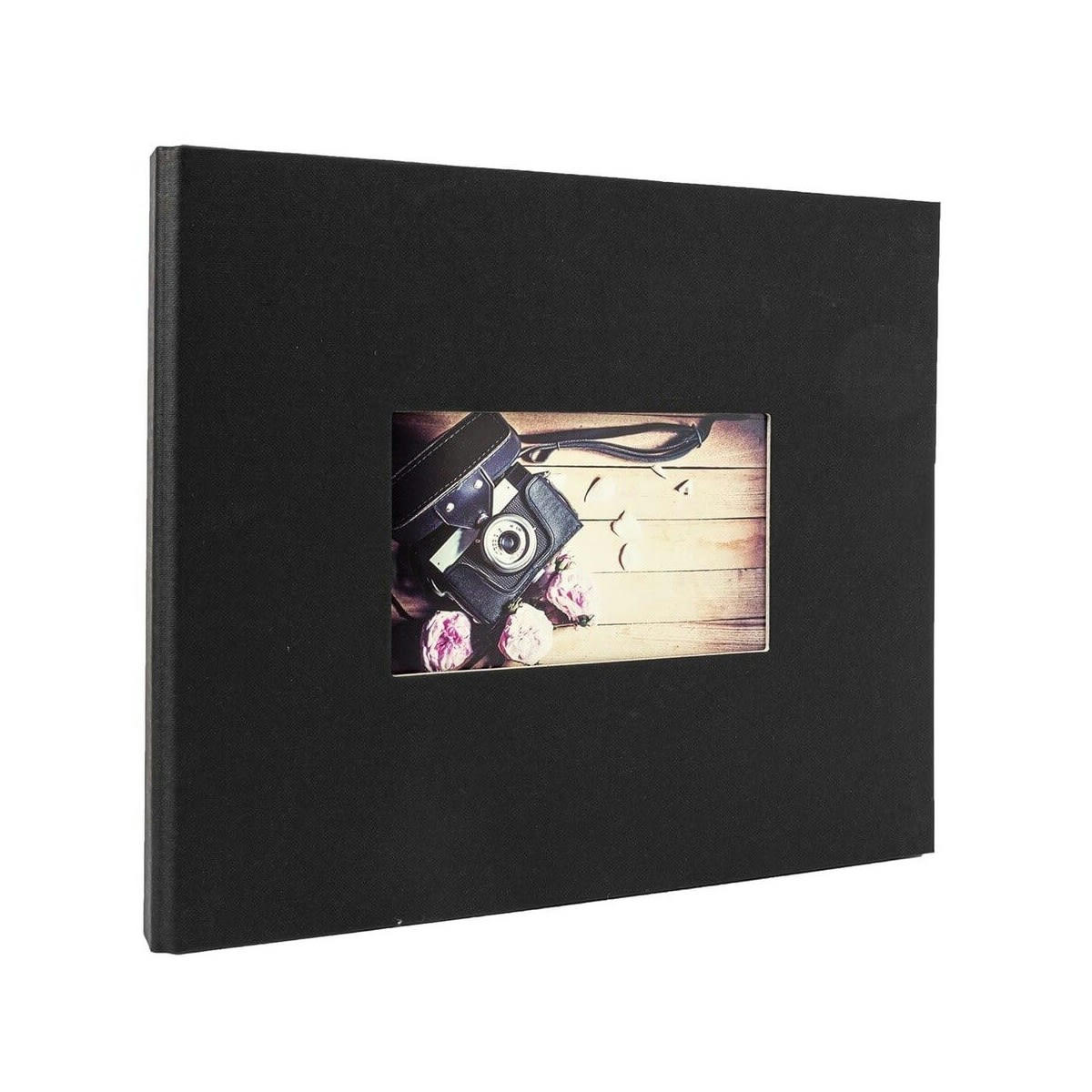 STUDIO - Album photo traditionnel noir 60 pages 120 photos 10x15