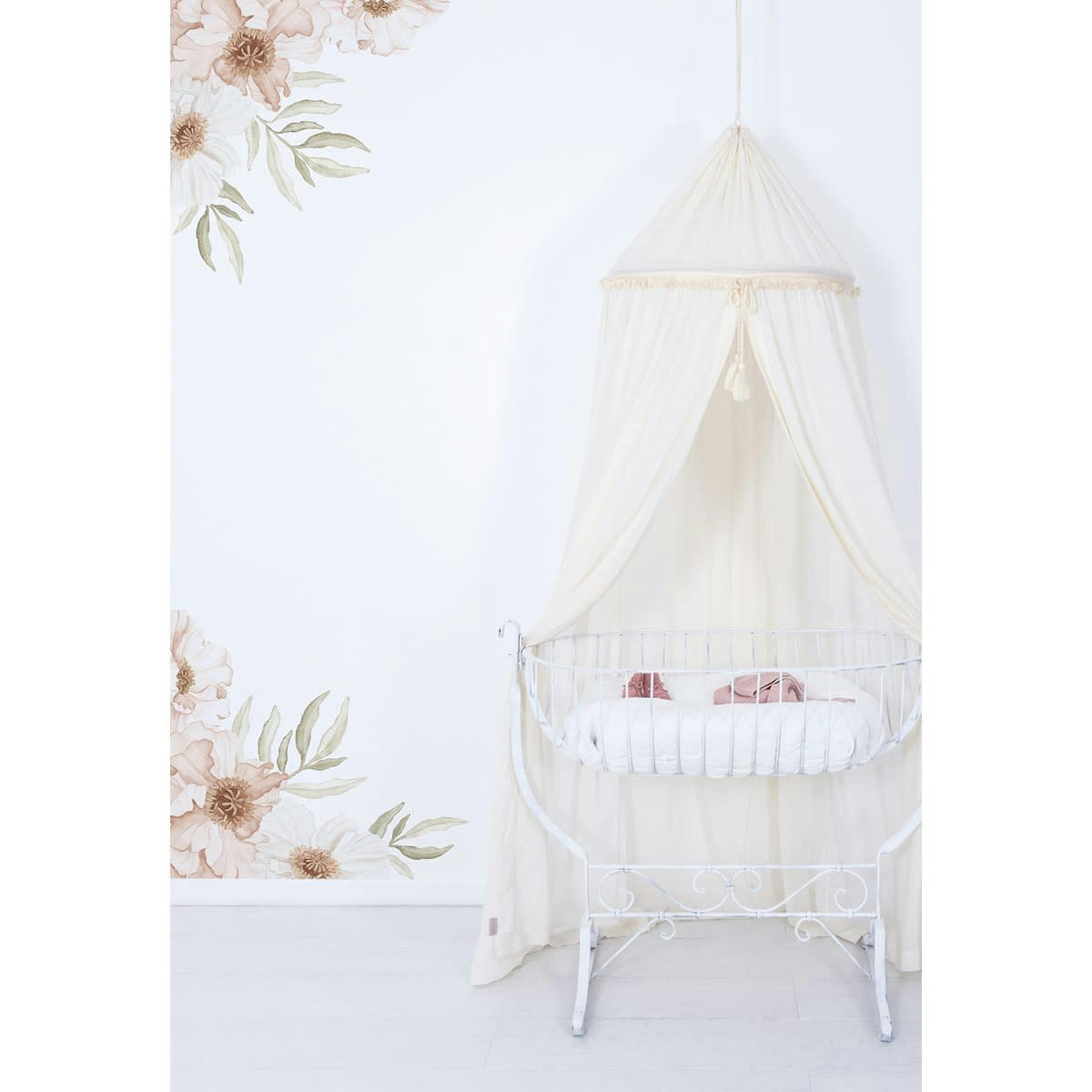 POPPIES - Stickers muraux grand bouquets en vinyle mat multicolore