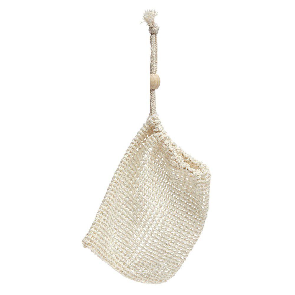 Gant de savon en sisal Beige