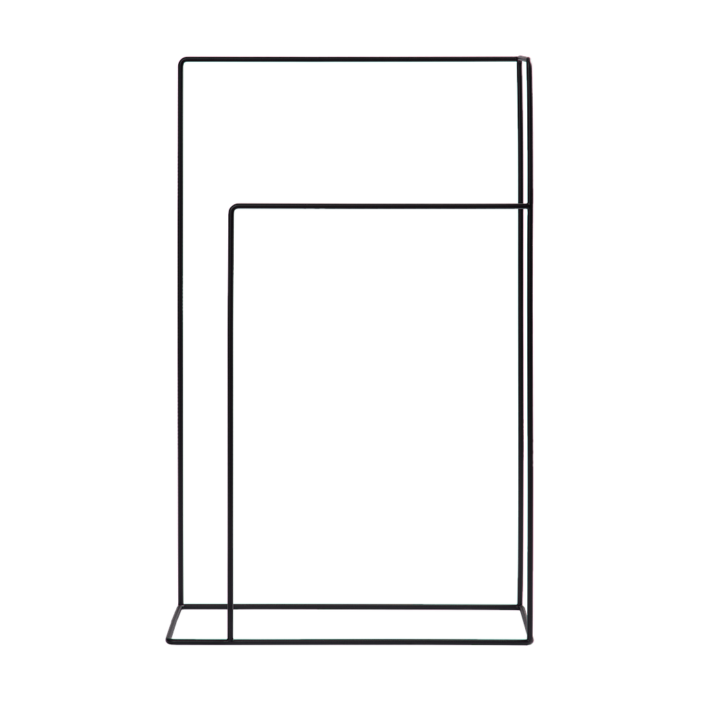 Atmooz Handdoekenrek Tulia - Staand - Metaal - Zwart
