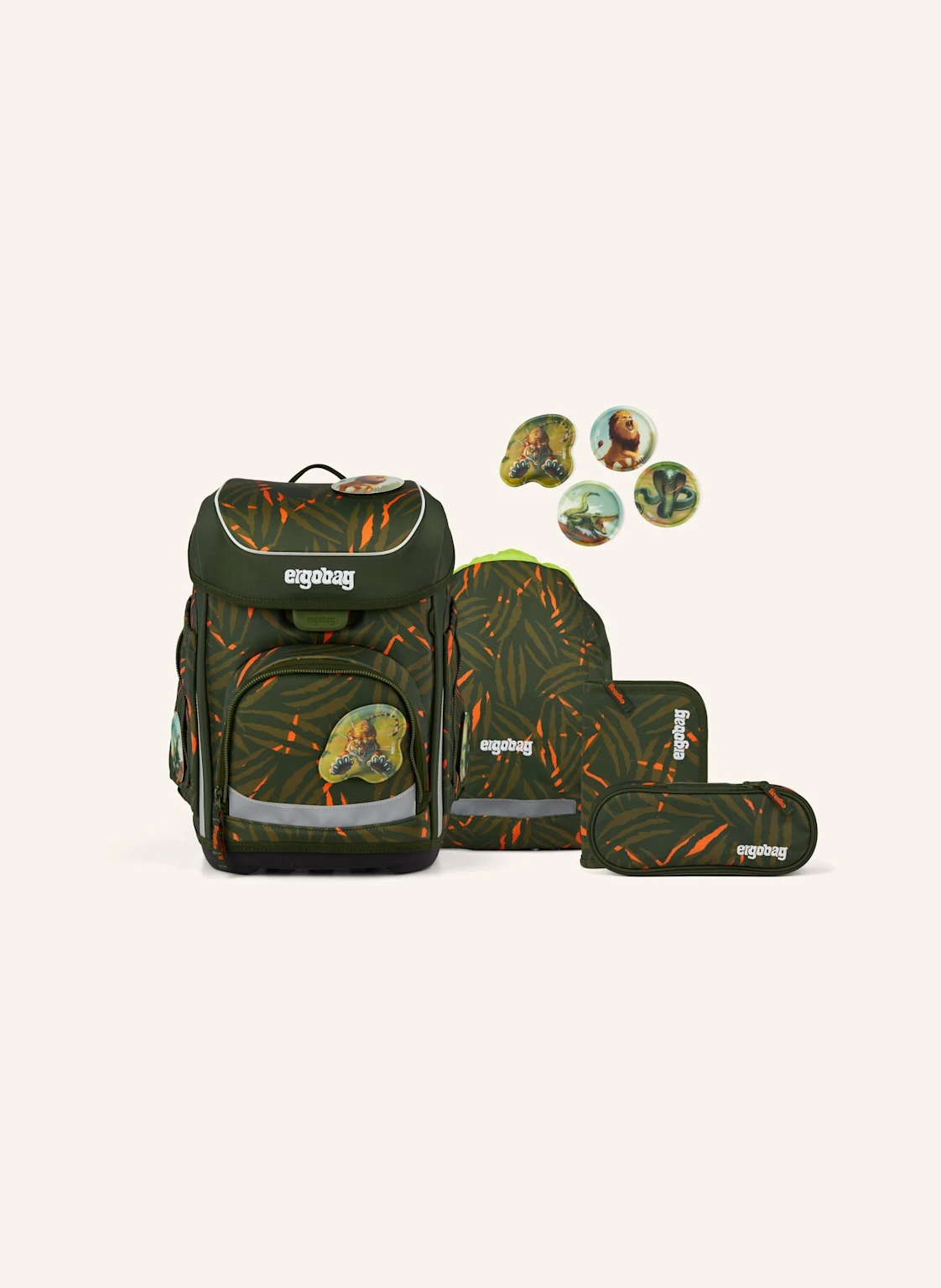 ergobag Schulranzen-Set CUBO SET