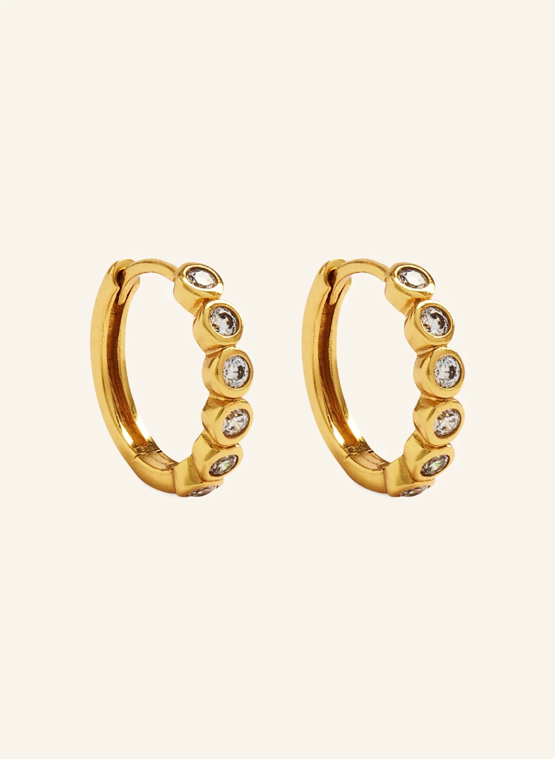 OHH LUILU Ohrringe BEZEL MEDI by GLAMBOU