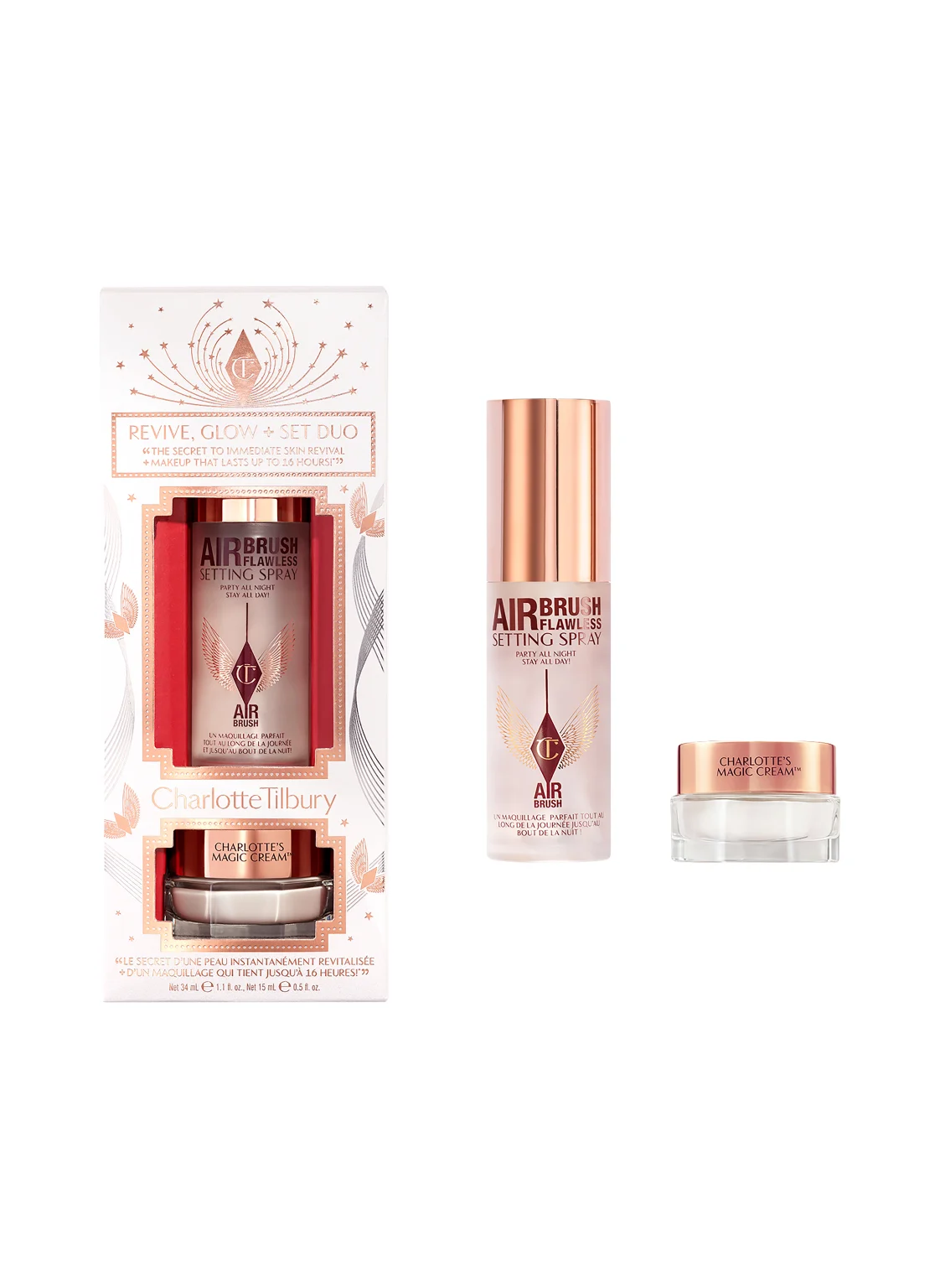Charlotte Tilbury REVIVE, GLOW   SET DUO