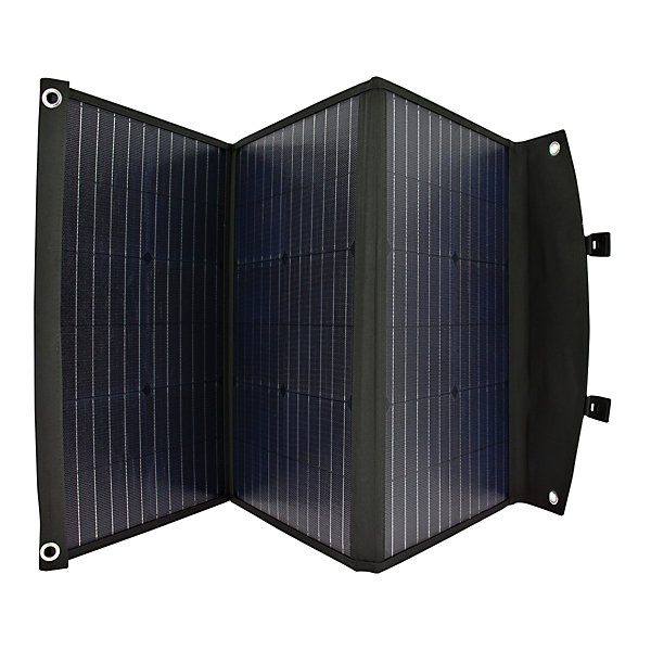 Panneau Solaire Portable Pliable 60W Cellules Monocristallines Sorties USB EZA