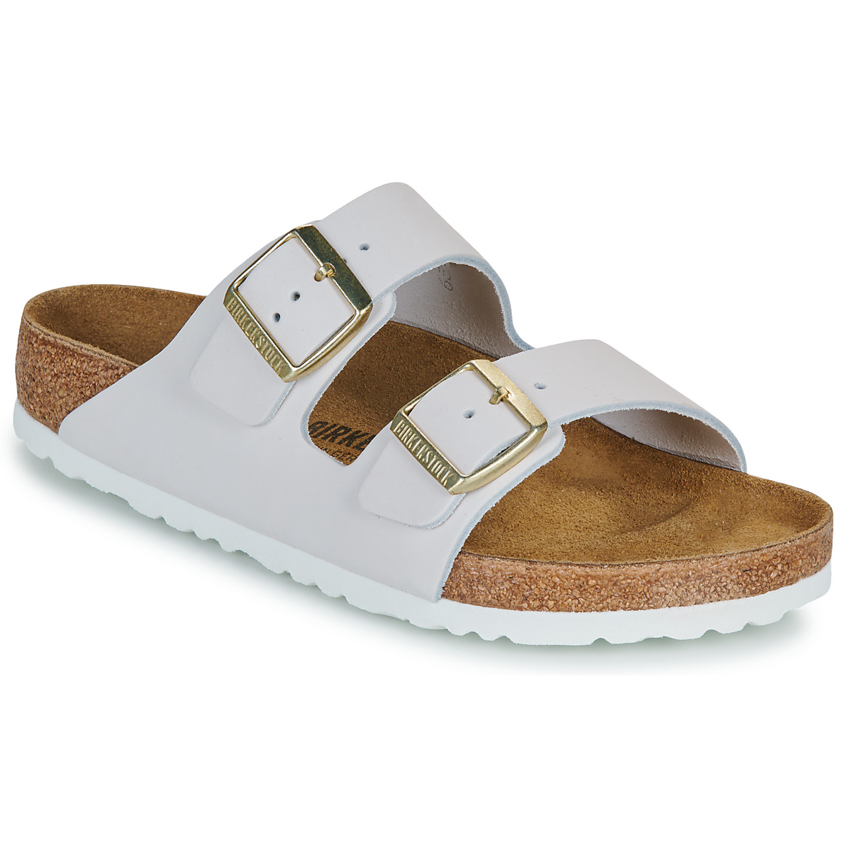 BIRKENSTOCK - Arizona - Nubuck / Antique / White / Regular