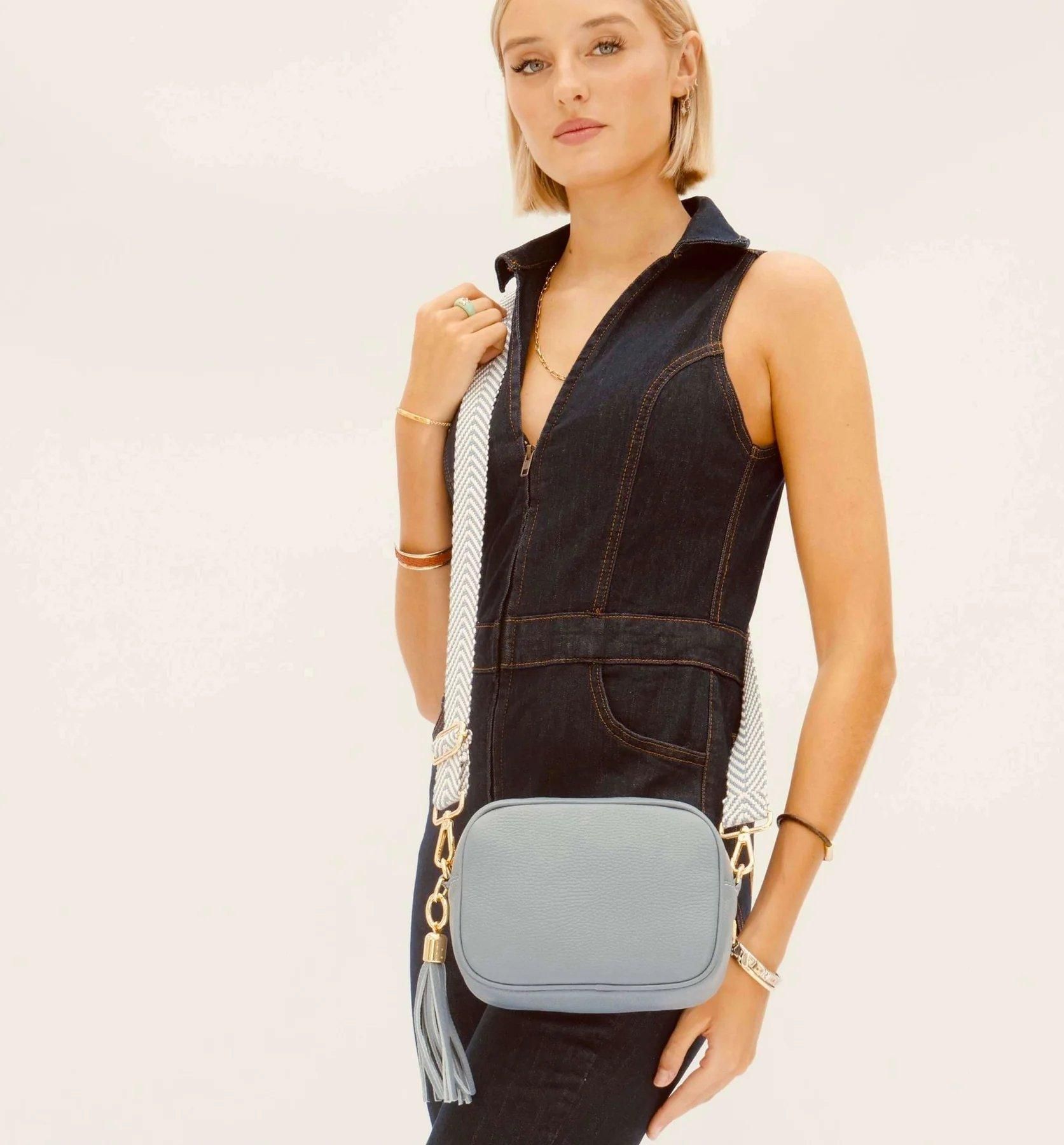 Apatchy London Denim Blue Arrow Strap