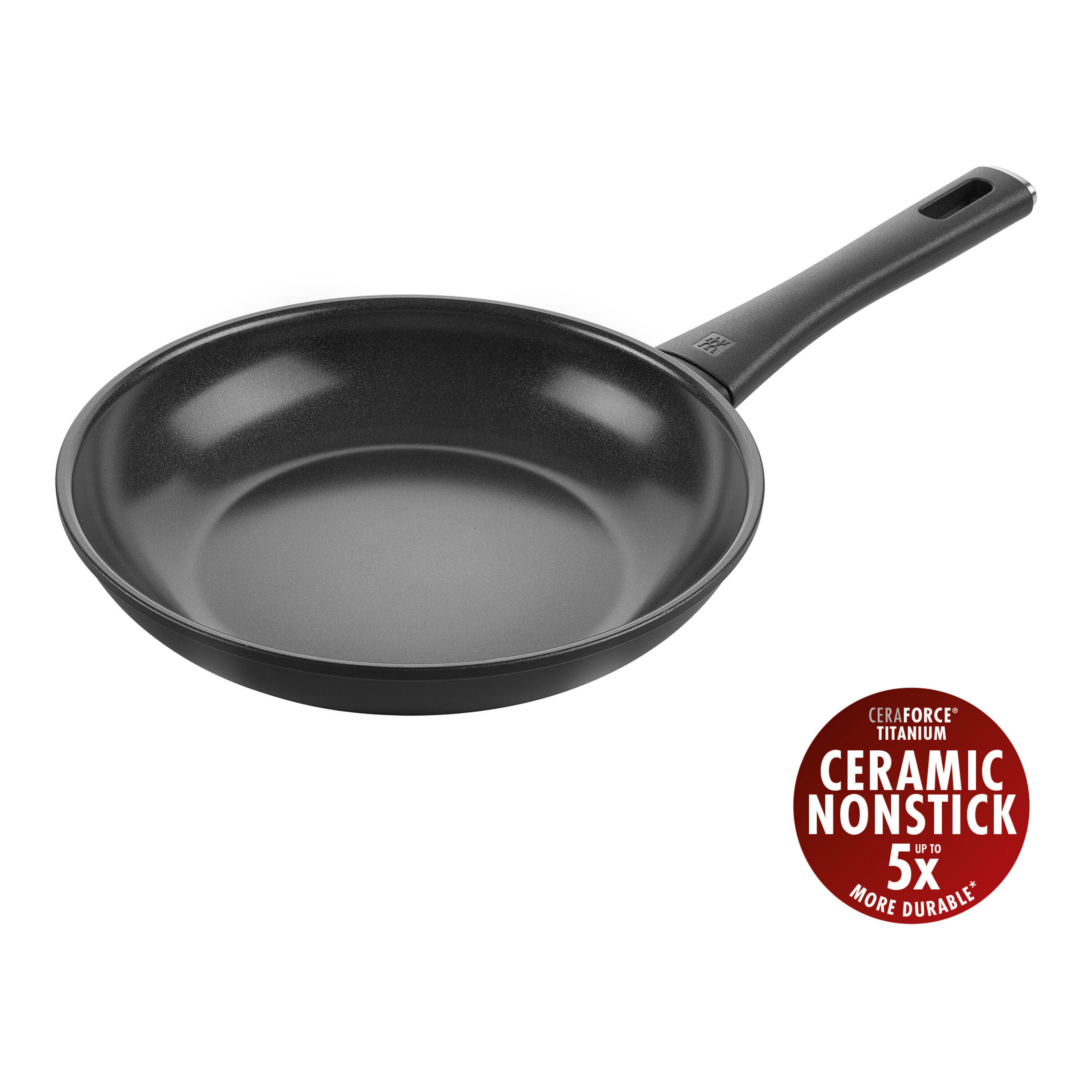 Frying pan, 24 cm, Aluminium, Titanium-reinforced ceramic non-stick coating