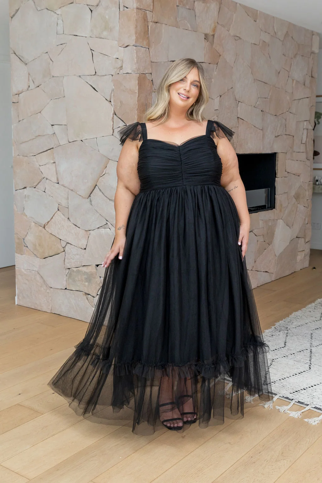 Princess Maxi Dress in Black