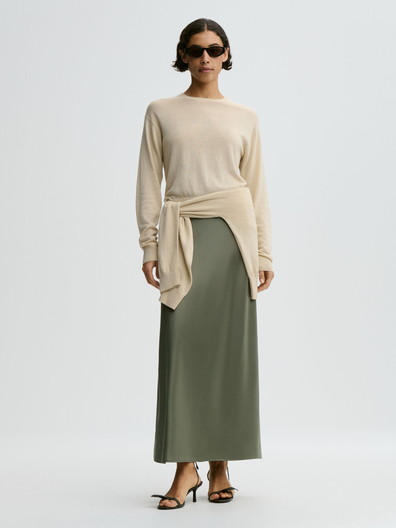 Mantea sweater i uldblanding