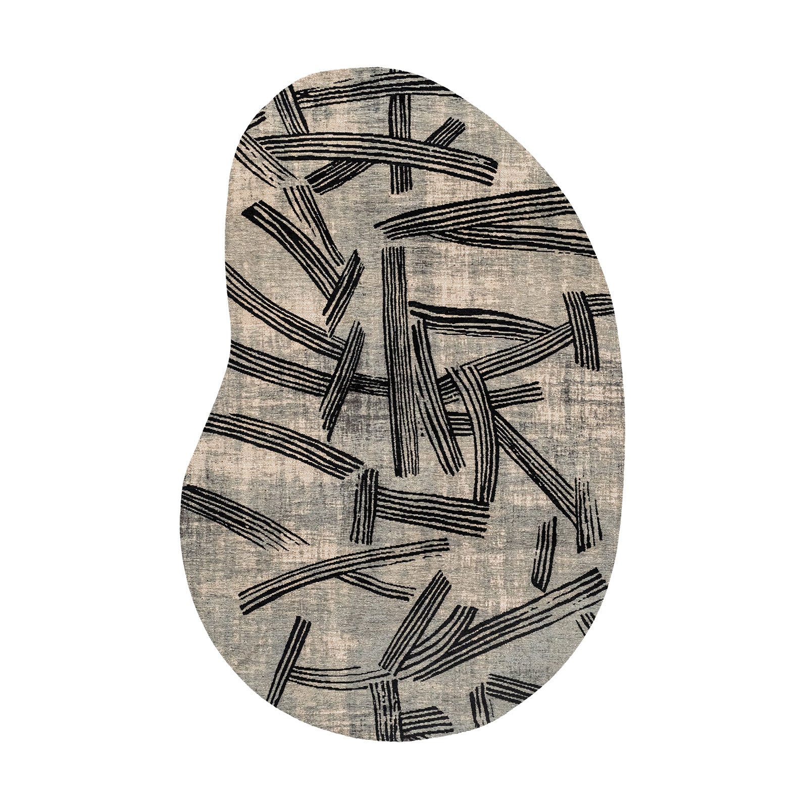 Ecorugs vloerkleed Dark Street - grijs - 170x235cm