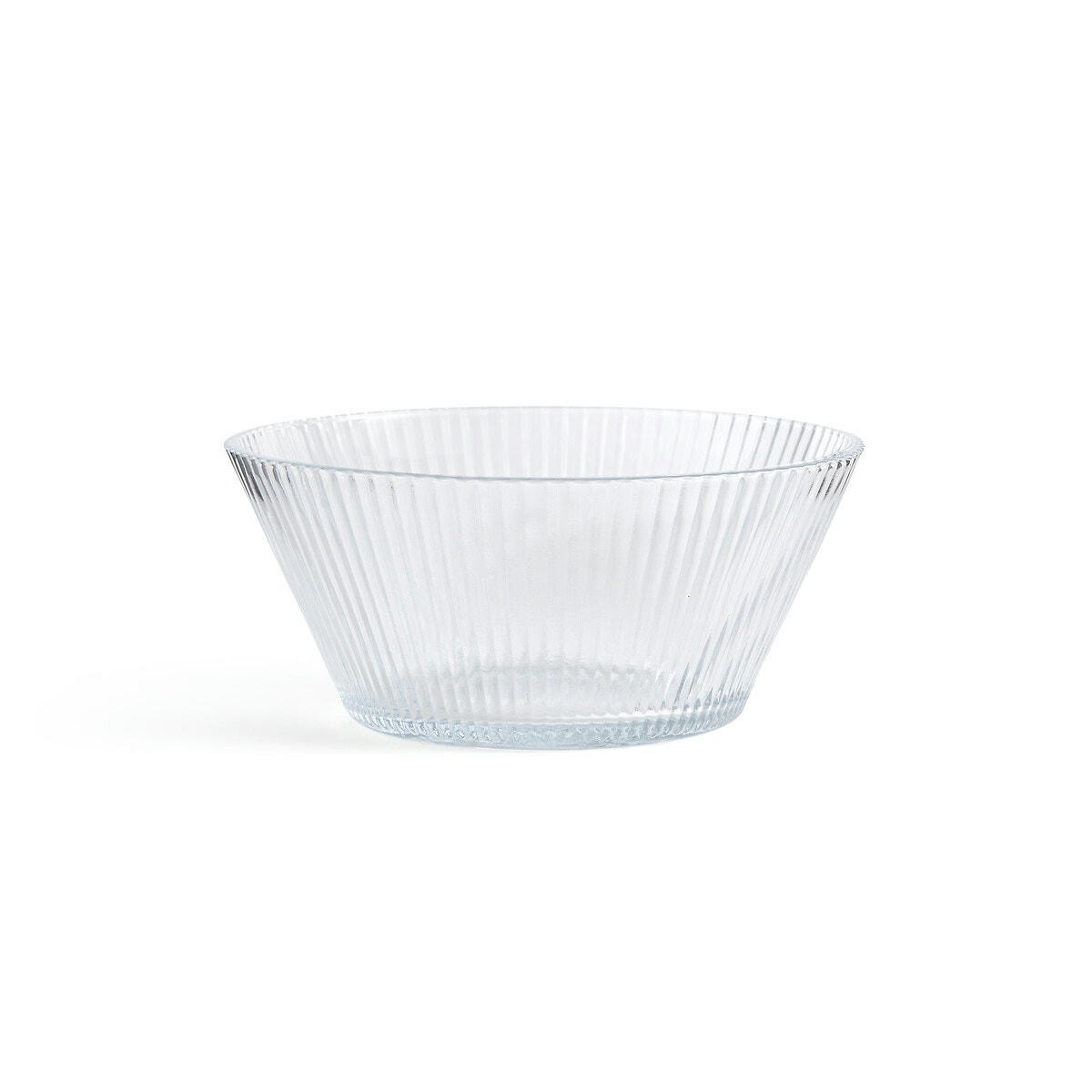 Lot de 2 coupelles, verre strié, Lari