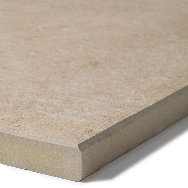 Margelle de piscine effet Pierre Beige Cotto 60x28x2 cm Bord Droit Pietra- RO'MA CARRELAGE