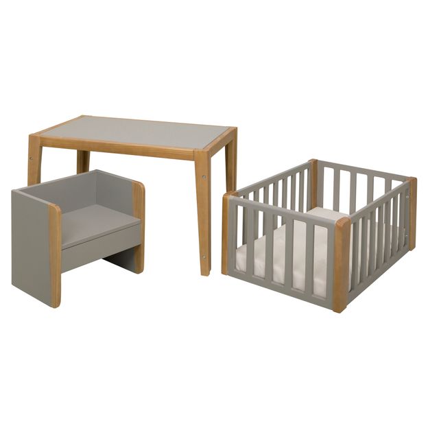 PICOLÉ MINI BERÇO C/CAIXA BANCO INFANTIL
