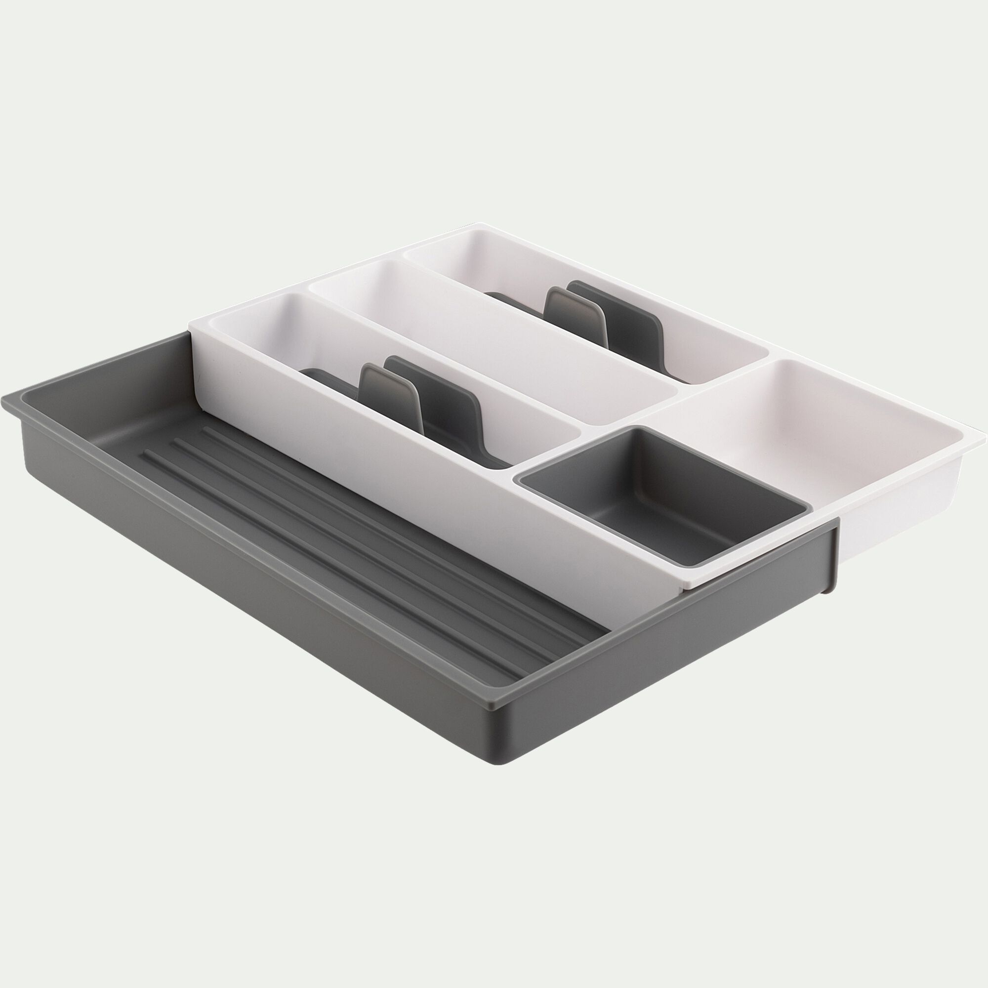 OXO - Range couverts en plastique - gris