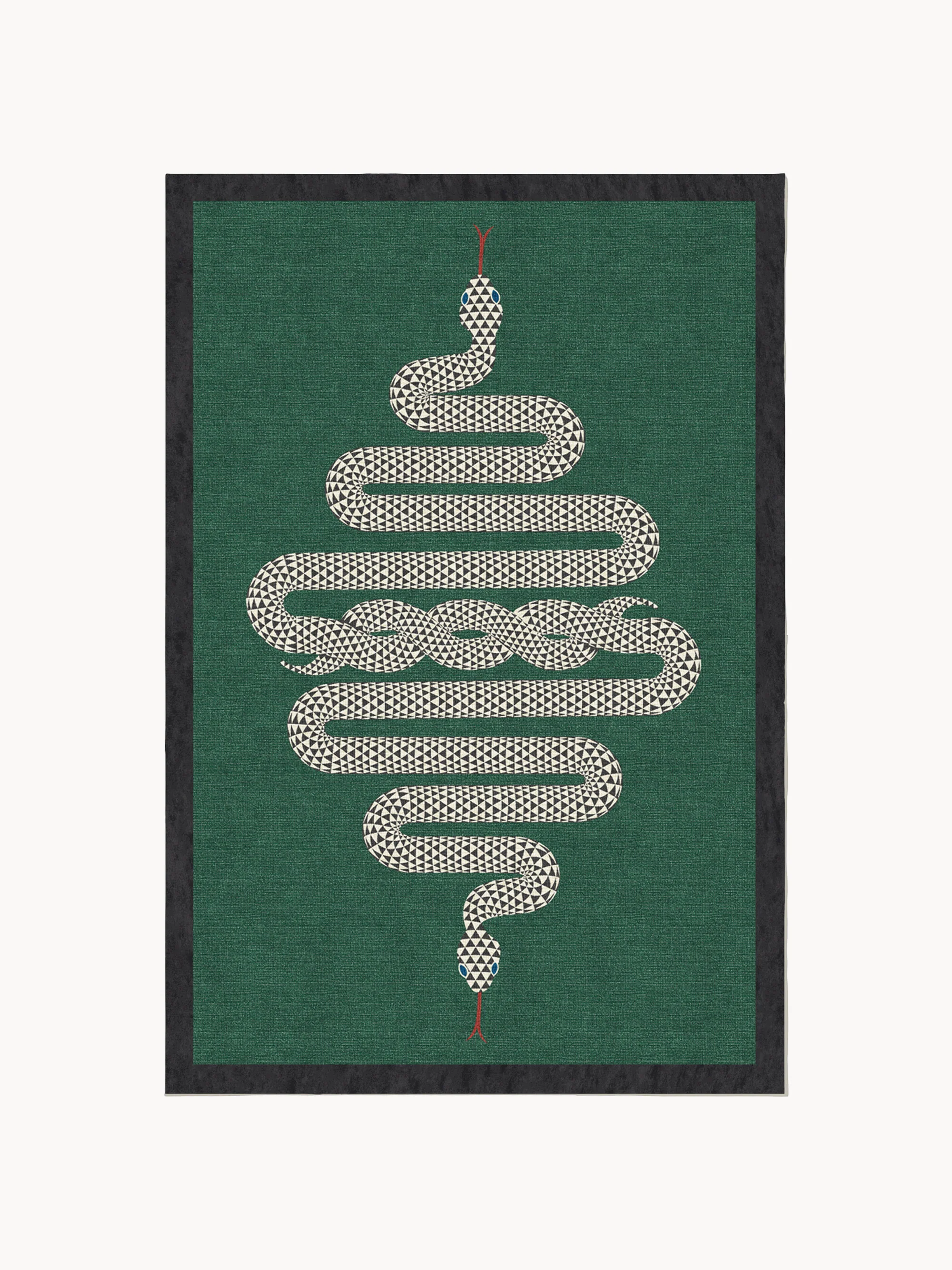 Waschbarer Kurzflor-Teppich Venom von Jonathan Adler