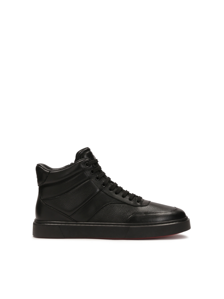 Black sneakers with high upper